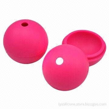 Creative silicone ice ball maker mold, ball design, easy to use and clean, OEM design